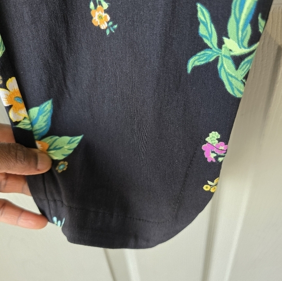 Zac & Rachel Ankle Pants Women Floral Stretch Casual Size 14P Artsy Boho… - Picture 12 of 13